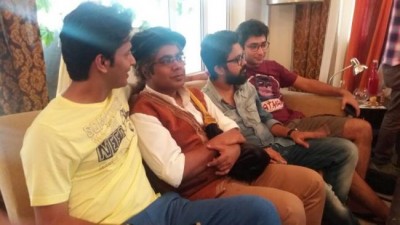 Mir attends press conference in Columbus costume