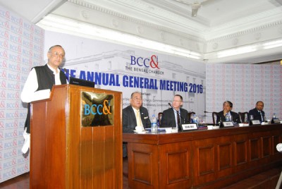 Amit Mitra addresses Bengal Chamber of Commerce & Industry's Annual General Meeting