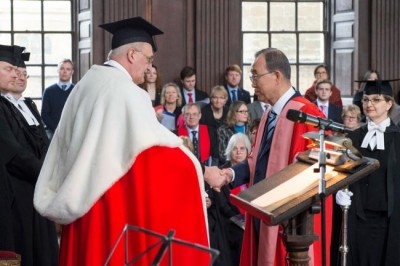 At Cambridge, Ban says universality of human rights is key to preventing crises of 21st century