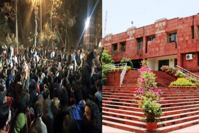 Penal action against JNU students : Left parties give notice in RS for discussion 