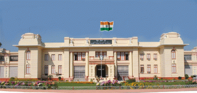 Partly nude BJP lawmaker barred from entering Bihar assembly, registers protest