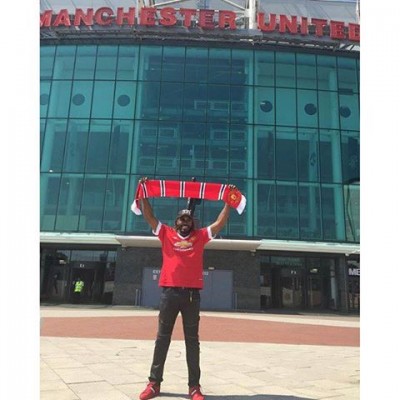 Chris Gayle visits MU stadium