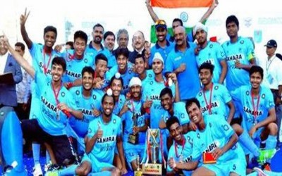 India lifts the under-18 hockey Asia Cup for men  