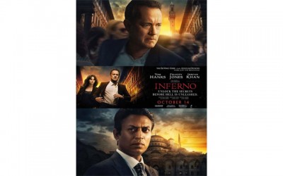  Irrfan Khan appears in Inferno poster, Priyanka Chopra congratulates him