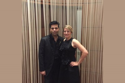 Karan Johar meets MÃ©lanie Joly
