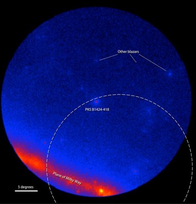 NASA's Fermi Telescope helps link Cosmic Neutrino to Blazar Blast