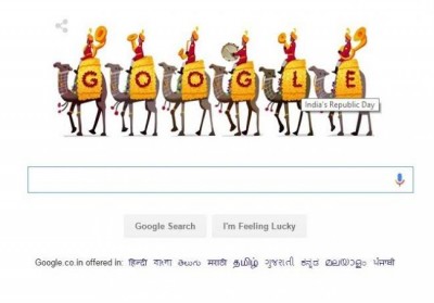 Google doodles to celebrate India's Republic Day