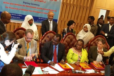 UN envoy welcomes Sudan's signing of action plan to end use of child soldiers
