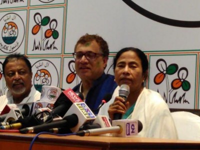 Mamata addresses media after win