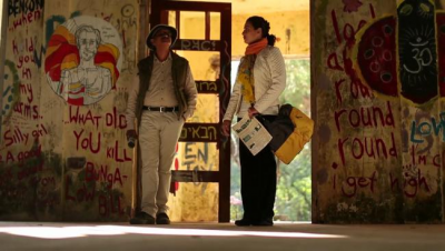 Dia Mirza visits ashram where The Beatles once jammed