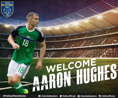 Kerala Blasters bags Aaron Hughes