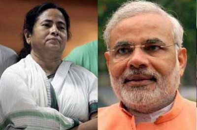 Mamata, PM exchange  New Year greetings
