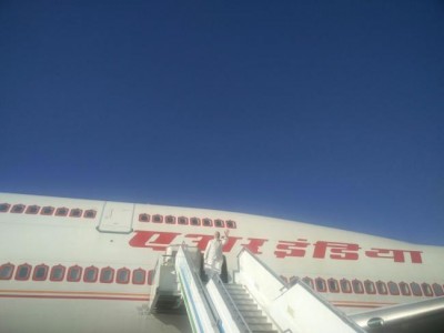 Narendra Modi arrives in New Delhi