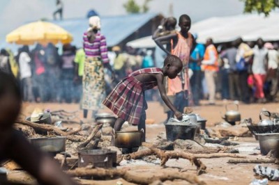   UN and Ugandan government cut food rations amid influx of South Sudanese refugees