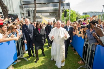   Visiting UN food relief agency, Pope Francis shines spotlight on urgent need to end hunger