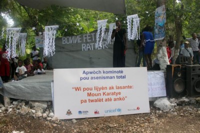 Sanitation initiative in south-eastern Haiti shows promising results â€“ UNICEF