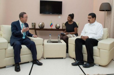 Ban urges all parties in Venezuela to reduce polarization and engage sincerely in dialogue process