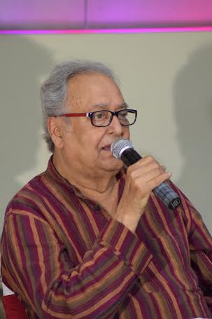 Soumitra Chatterjee  unveils poster of his new film Sangabora