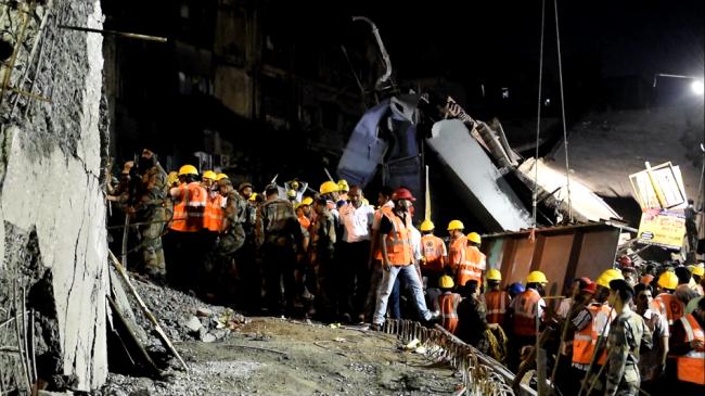 Rescue operation underway after Kolkata flyover collapse