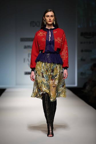 Amazon India Fashion Week: Hemant & Nandita display collection