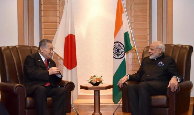 PM Narendra Modi meets Japanese ministers and also former PM on Friday