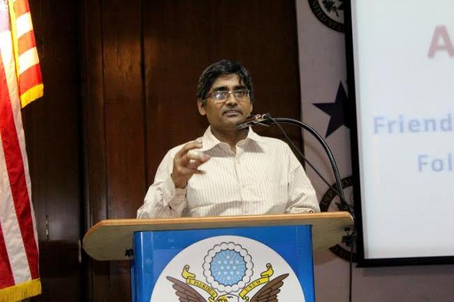 American Center hosts Partha Dey's Painting and Ceramic Exhibition