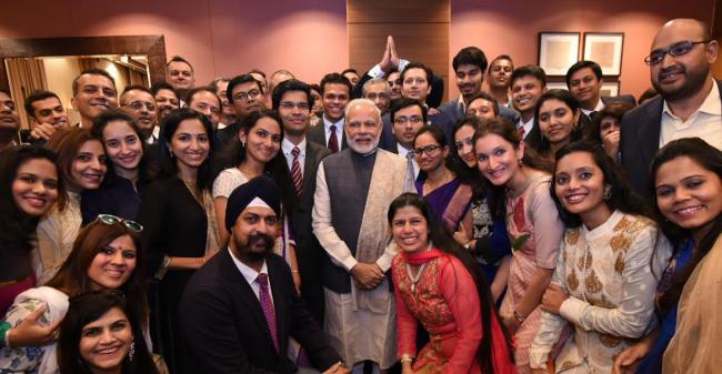 Narendra Modi and the Prime Minister of Japan