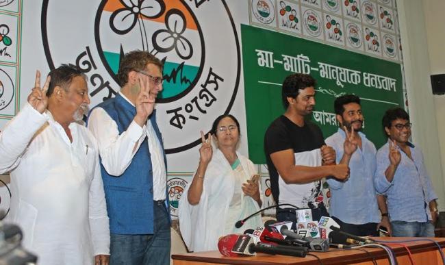 Mamata addresses media after win