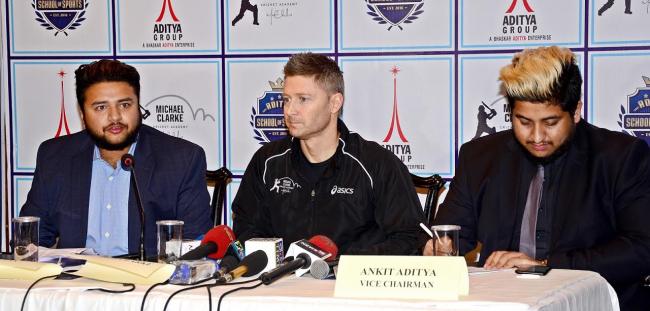 Michael Clarke visits Kolkata