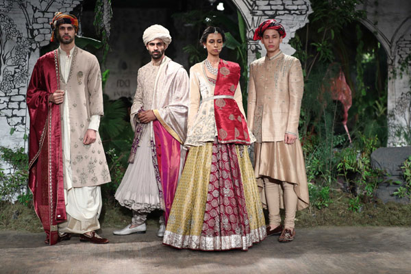 Dia Mirza walks down ramp in  India Couture Week 2017