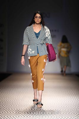 Vineet Bahl displays collection at Amazon India Fashion Week