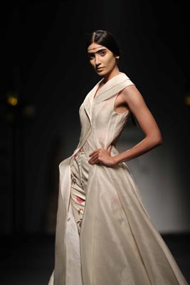 Designer Samant Chauhan displays his Spring Summer at AIFW 