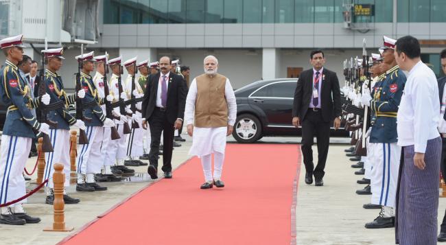 PM Modi in Myanmar
