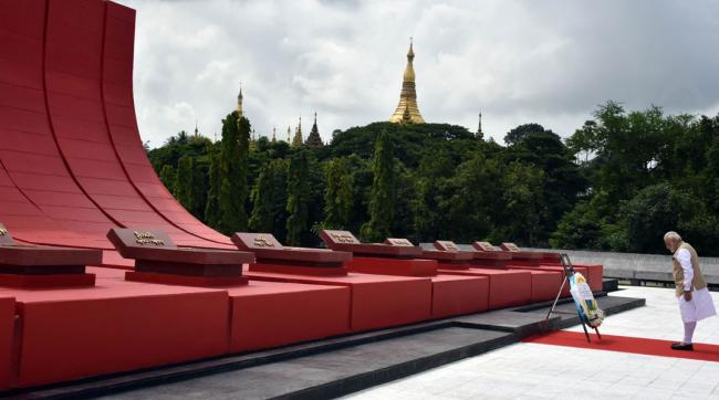 Prime Minister Narendra Modi's visit to Yangon, Myanmar 
