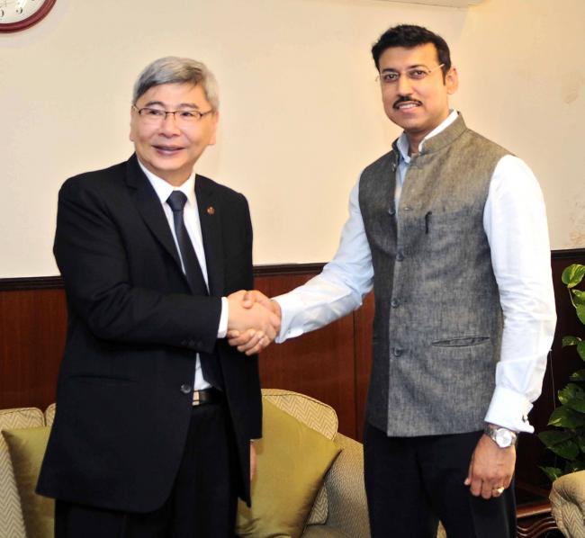 Malaysian minister meets Indian ministers in New Delhi