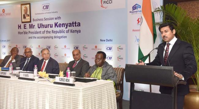 Bandaru Dattatreya addressing a press conference