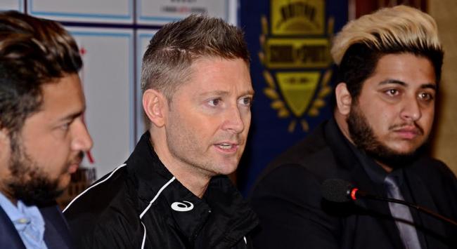 Michael Clarke visits Kolkata