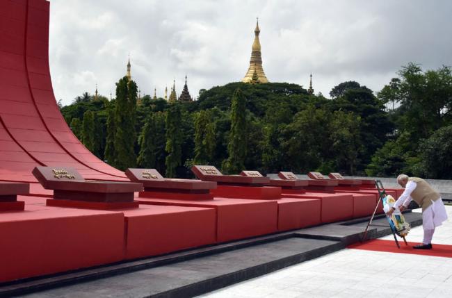 Prime Minister Narendra Modi's visit to Yangon, Myanmar 