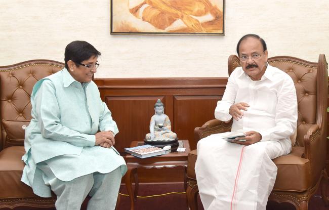 Governors and Lt Governors call on Vice President M Venkaiah Naidu in New Delhi
