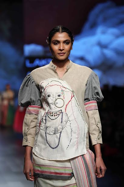 LFW: Models walk the ramp for designer Chaman Siju