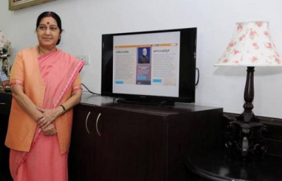Sushma Swaraj says reports of seeking Tharoor help for drafting on Pak false, mischievously planted