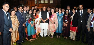 Home Minister meets IAS probationers in Mussoorie