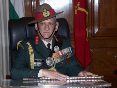 Officer receives honour by the Army chief who tied a protester to a jeep as a 'human shield'