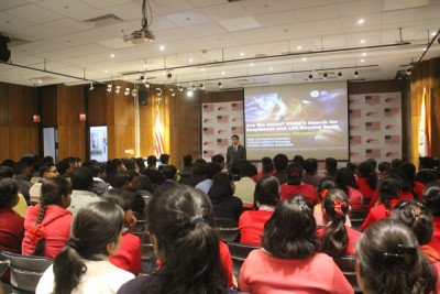 NASA scientist talks on 'Life beyond Earth'