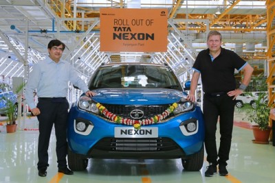 Tata NEXON rolls out of Ranjangaon