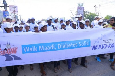 Columbia Asia Hospital, Whitefield in association with FORCE GW organizes Diabetes Walkathon in Whitefield