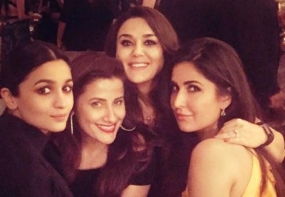 Katrina Kaif parties with Preity, Alia on her b'day