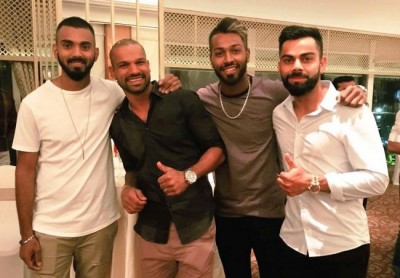 Virat Kohli and his men go out for dinner to enjoy Monday night