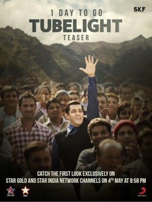 Tubelight teaser releases in 1 day