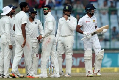 Sri Lanka fight back to draw third Test, India win series 1-0